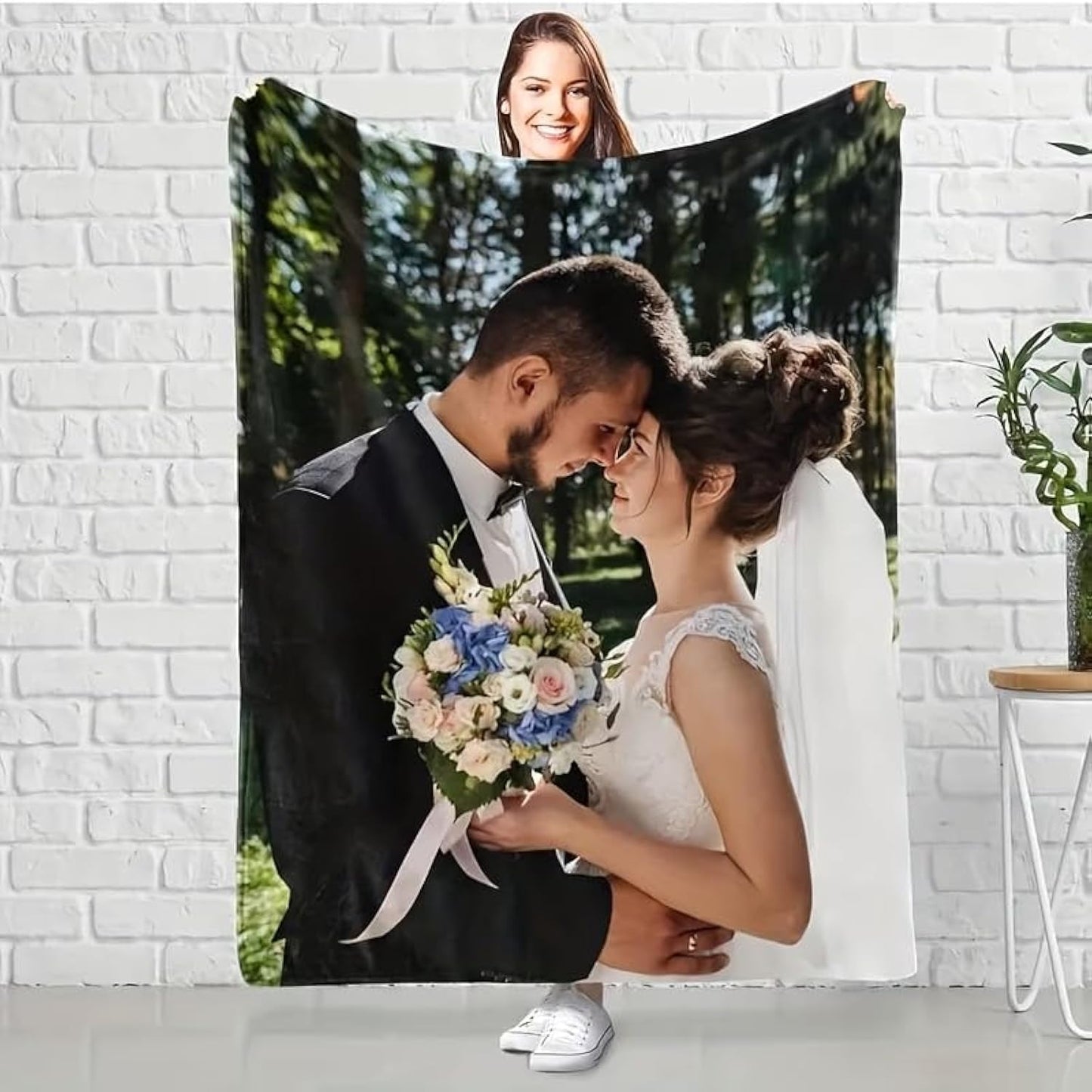Personalized Photo Blanket – Plush Soft Fleece, Custom Picture Blanket for Presents, Cozy Home Accent & All Meaningful Occasions