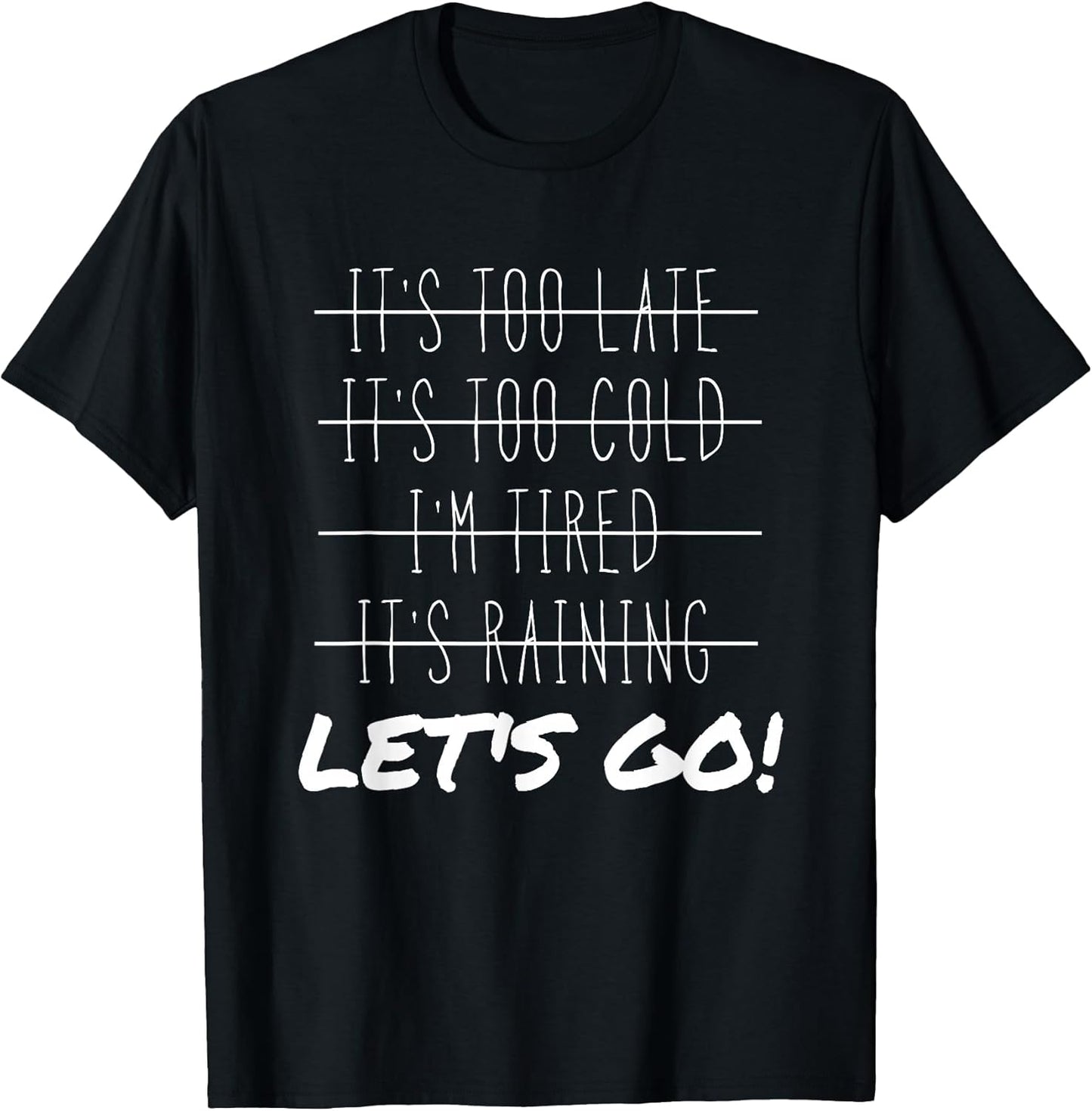 Funny Motivational Disciplines Workout No Excuses Men Women T-Shirt