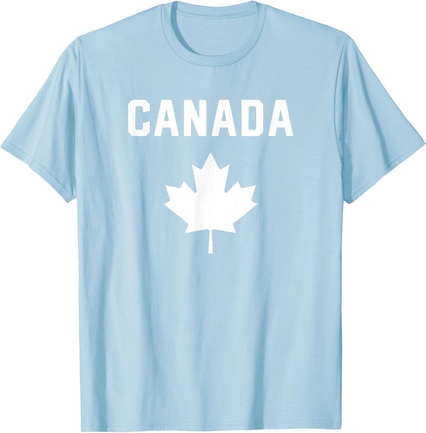 I Love Canada Minimalist Canadian Flag T-Shirt Small