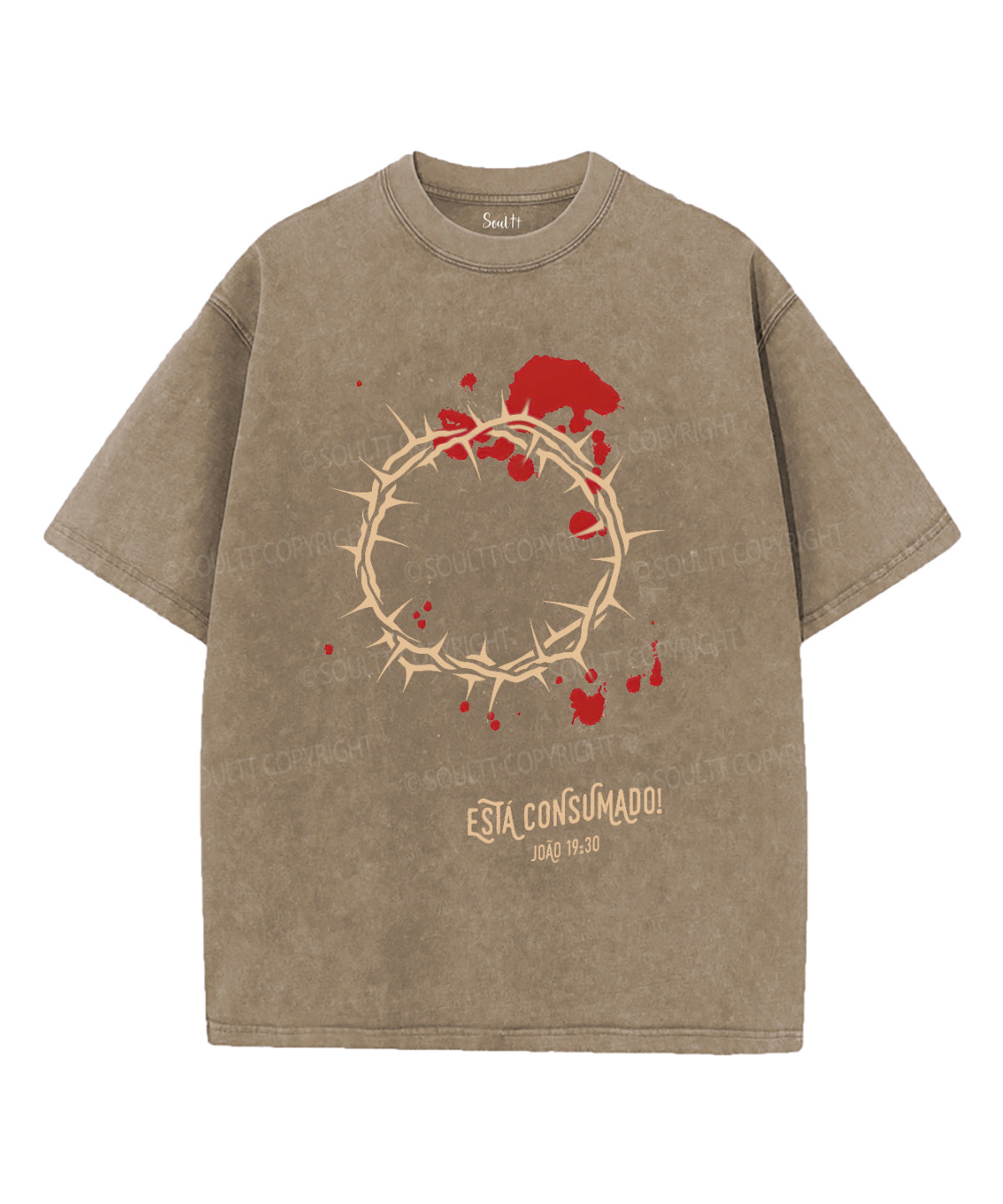 Está Consumado Unisex Washed Christian T-shirt