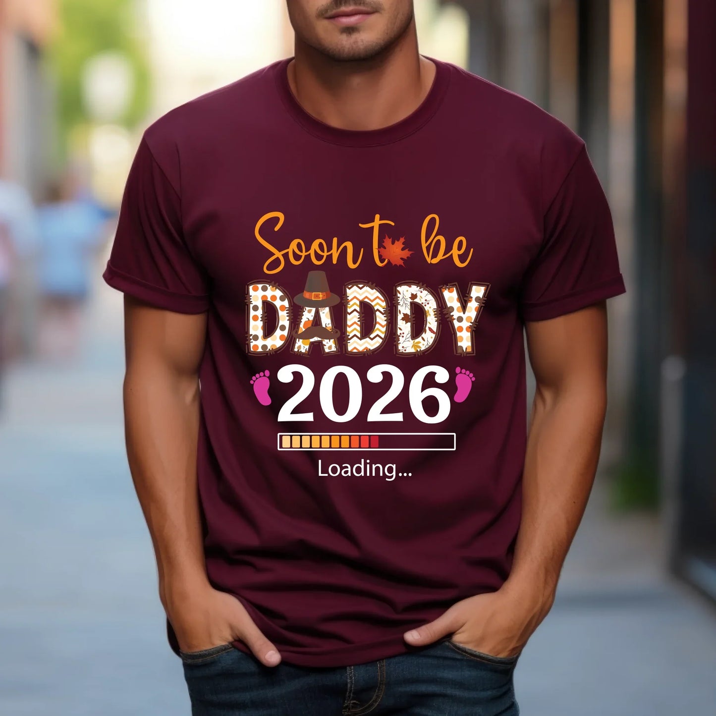 Personalized “Soon To Be Daddy 2026” Shirt – Custom Baby Gender – Funny Pregnancy Announcement Tee Hoodie,... (Image 5)