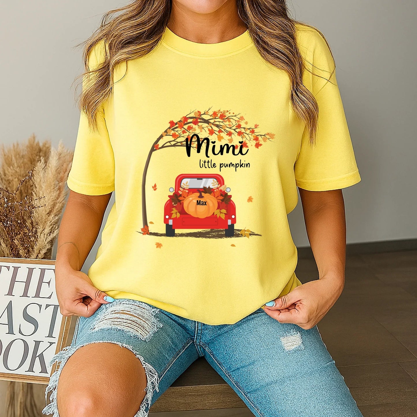 Personalized One Thankful Mommy Shirt – Custom Family Names Fall Tee Hoodie, Sweatshirt | InkThreadWorks.com (Image 5)