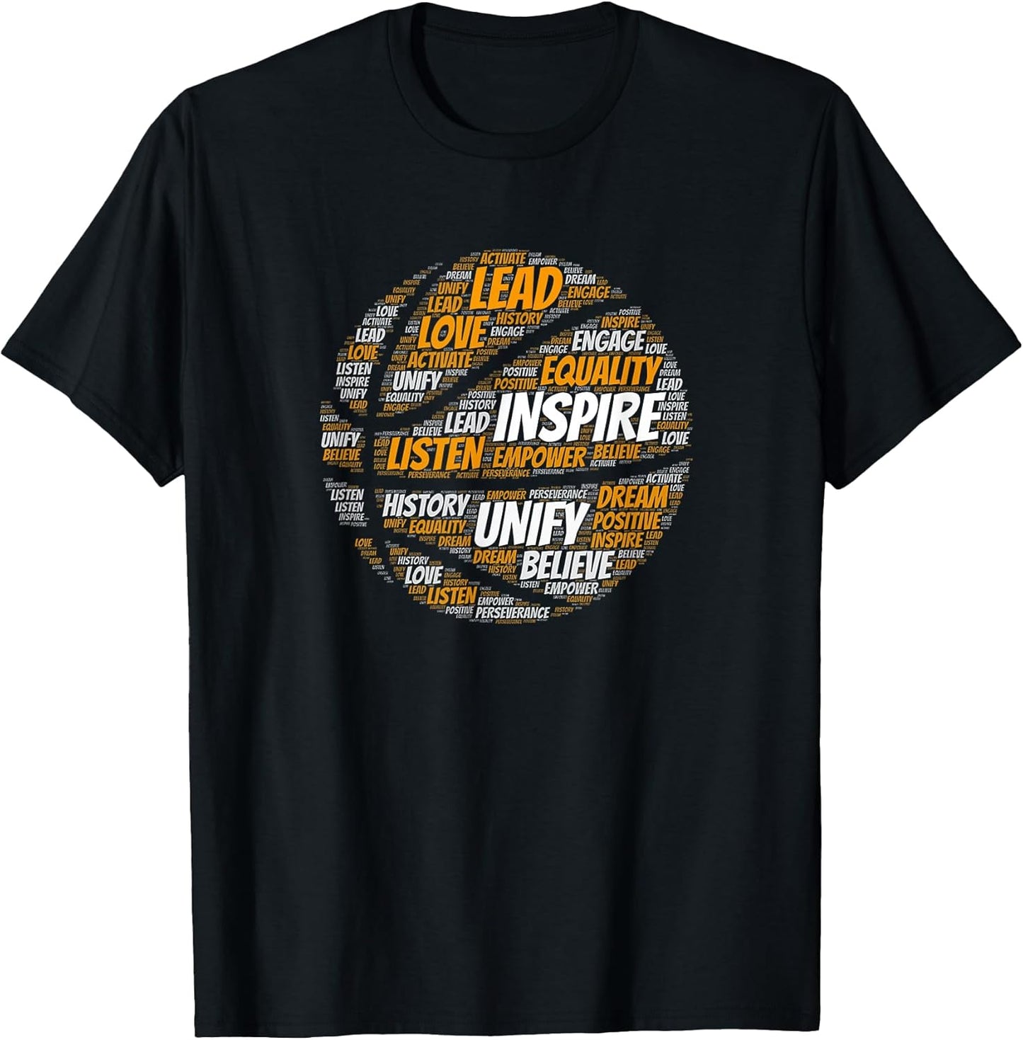 Motivational Quote Basketball Inspiring Words T-Shirt