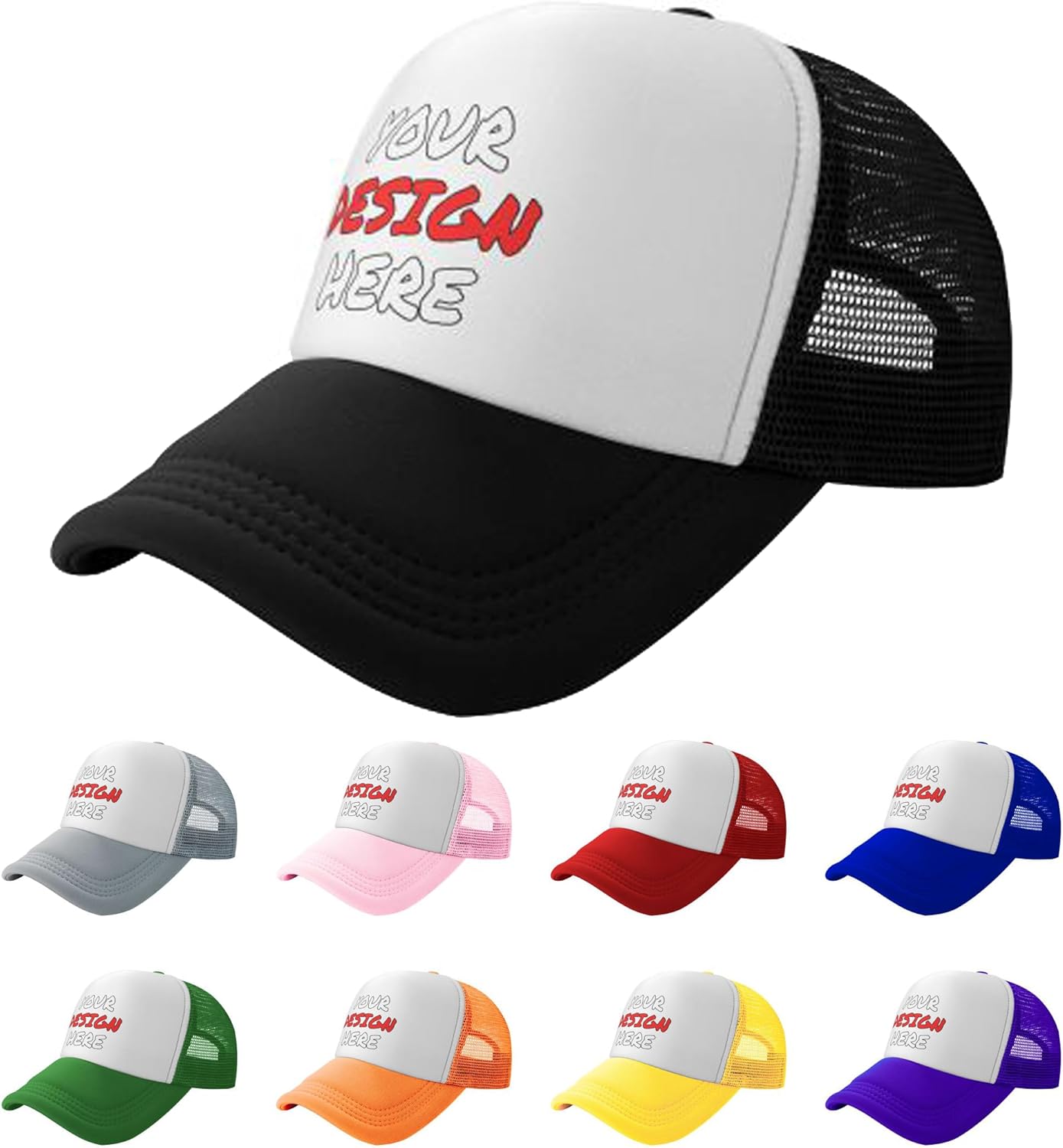 Custom Hats Add Your Design Here Custom hat Baseball Cap Custom Hats for Men & Women Customized Gifts