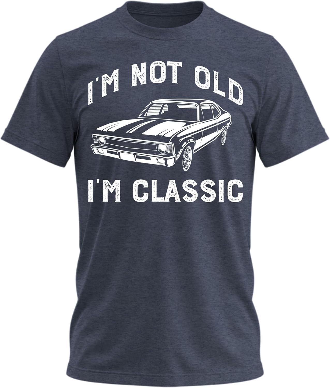I'm Not Old I'm Classic T-Shirt Funny Car Graphic Tee Vintage Retro T Shirts for Mens Birthday Presents for Dad