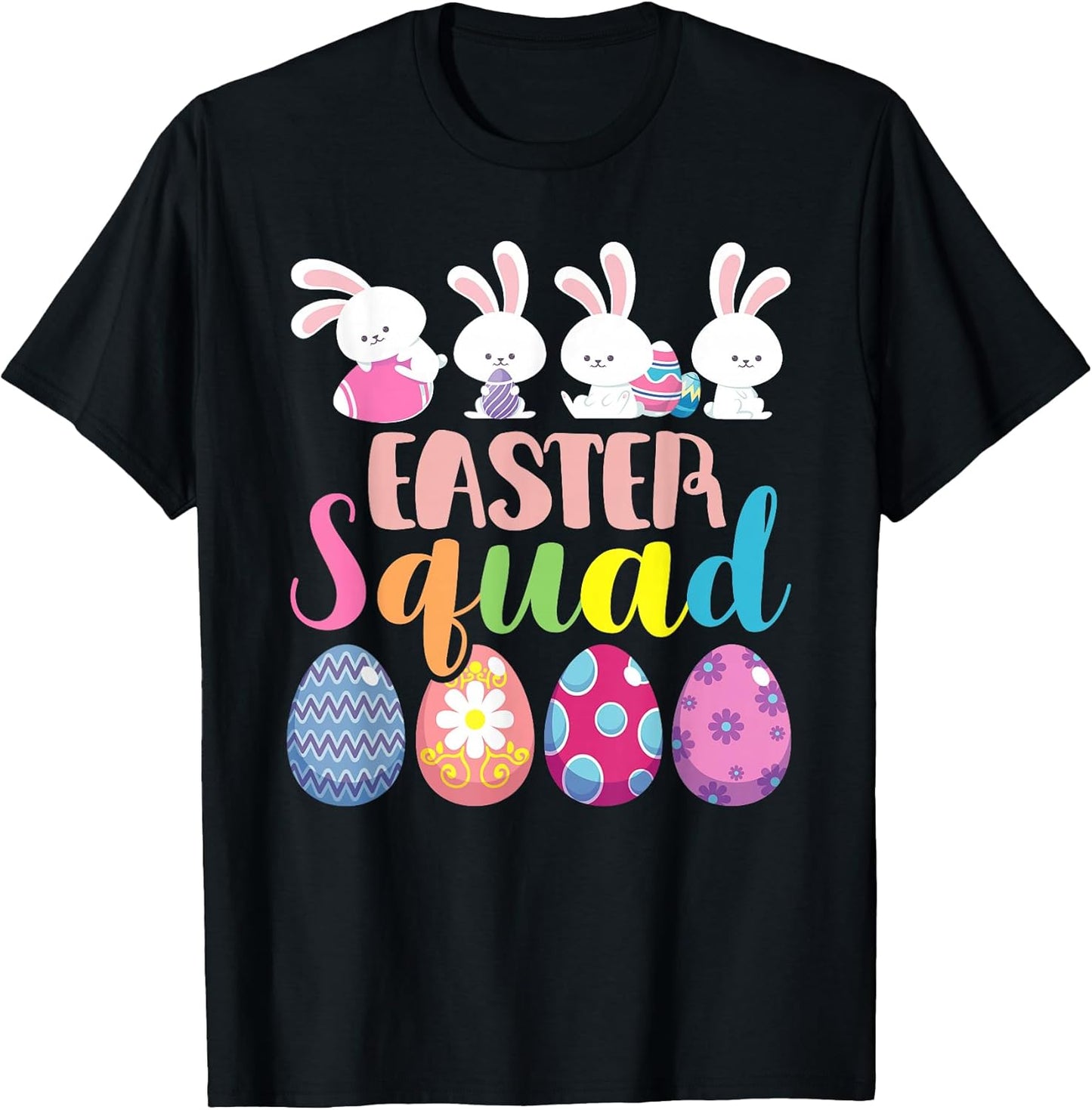 Happy Easter Bunny Easter Squad 2026 T-Shirt