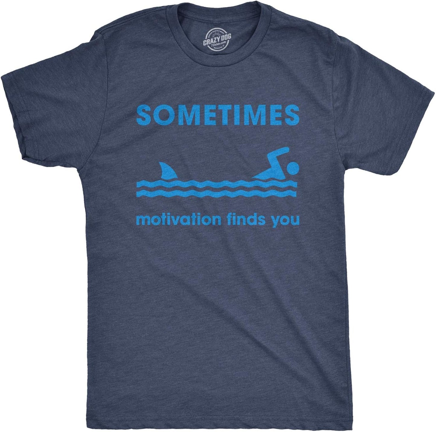 Funny Shark T Shirts for Men Jaws Shirts for Guys Funny Graphic Tees for Shark Week