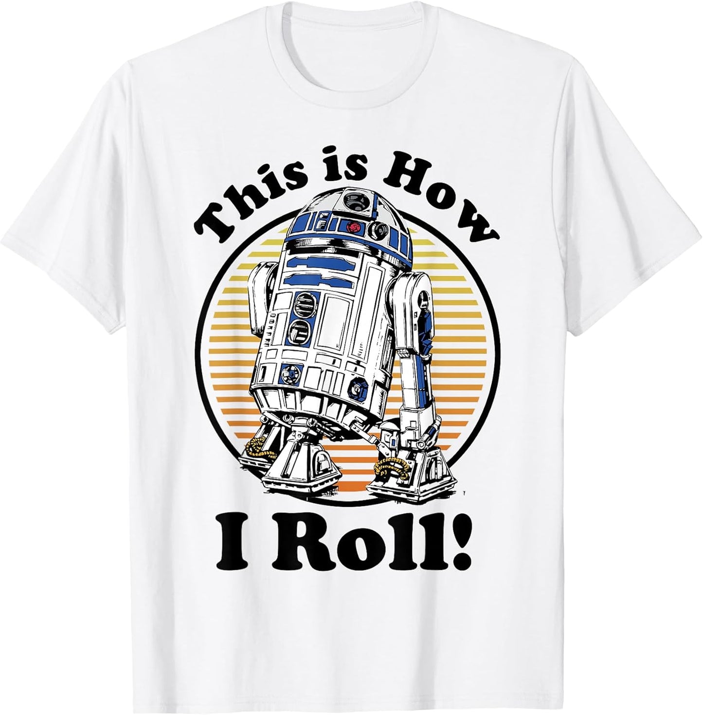 R2-D2 Retro This Is How I Roll Graphic T-Shirt T-Shirt