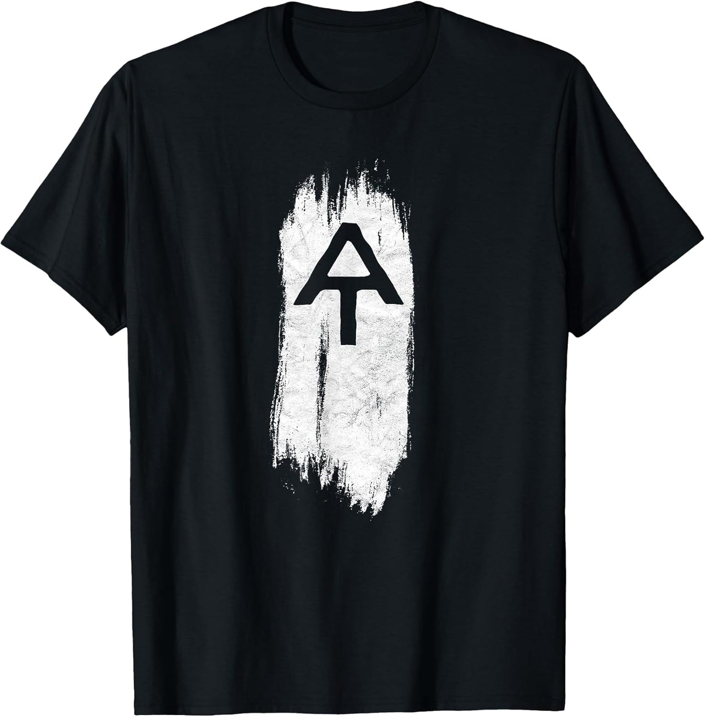 White Blaze Appalachian Trail at Minimalist Hiking Retro T-Shirt