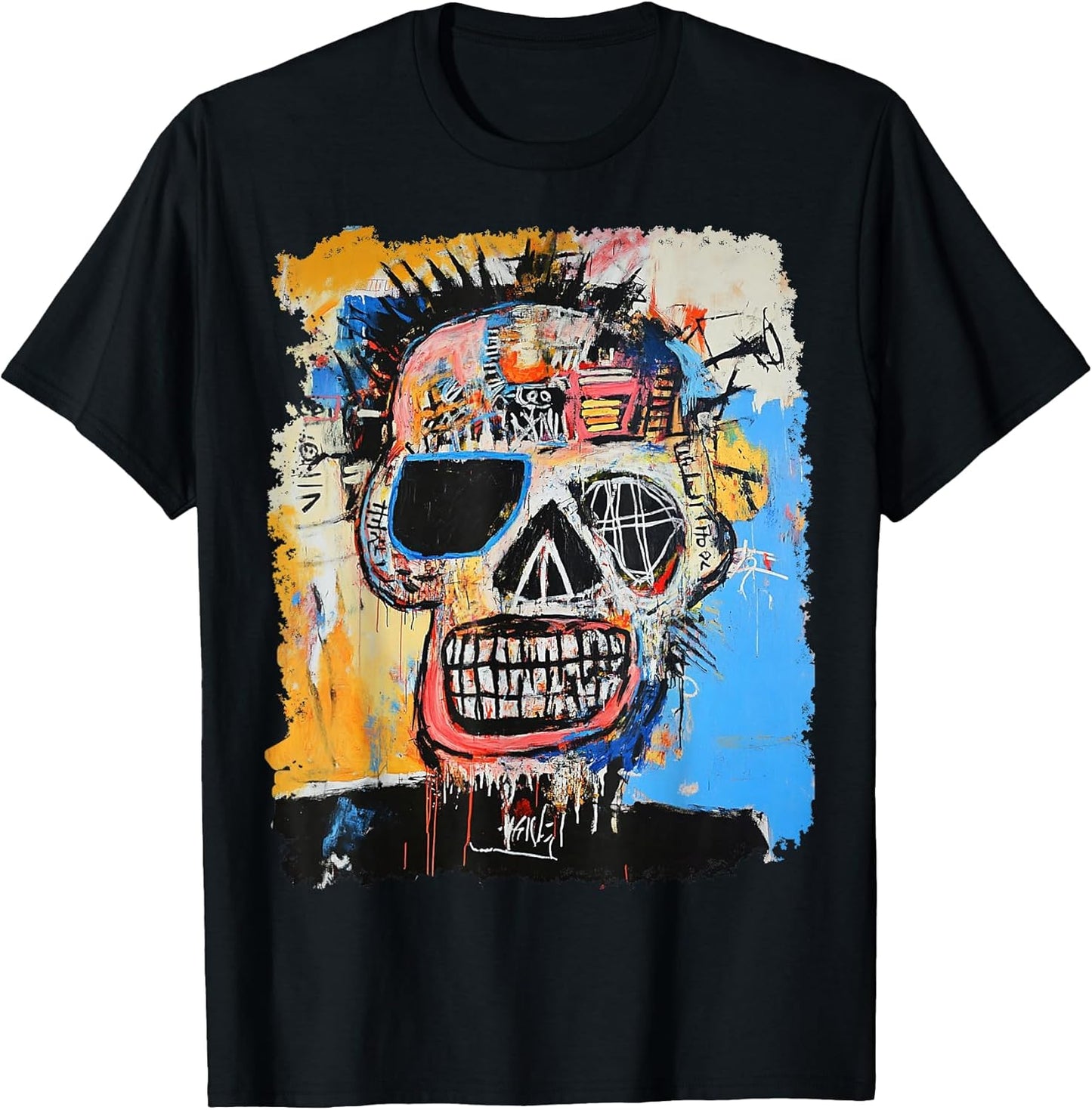 Pop Art Painting Graffiti 80s Style Designer T-Shirt