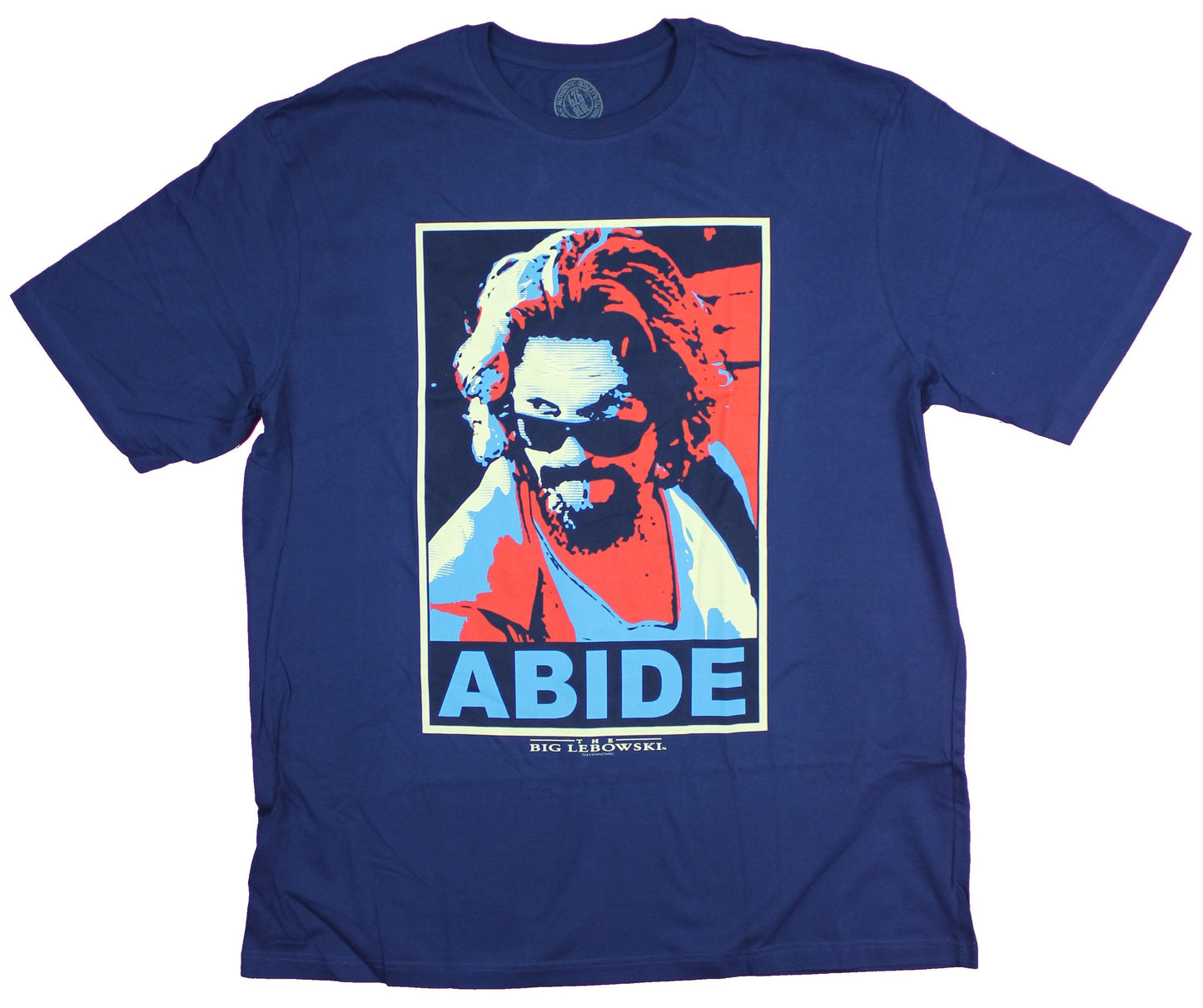 The Big Lebowski Mens T-Shirt - Dude Abide poster Style Image