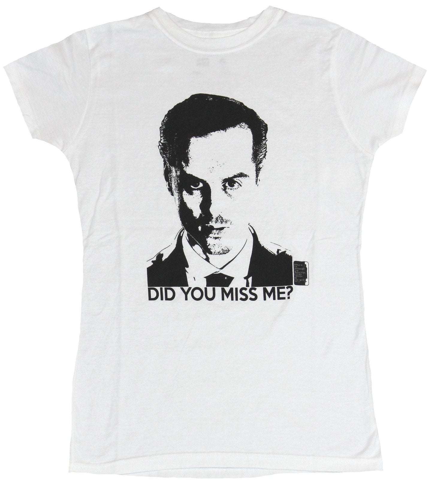 Sherlock (BBC TV Series) Girls Juniors T-Shirt - Did You Miss Me Head Shot