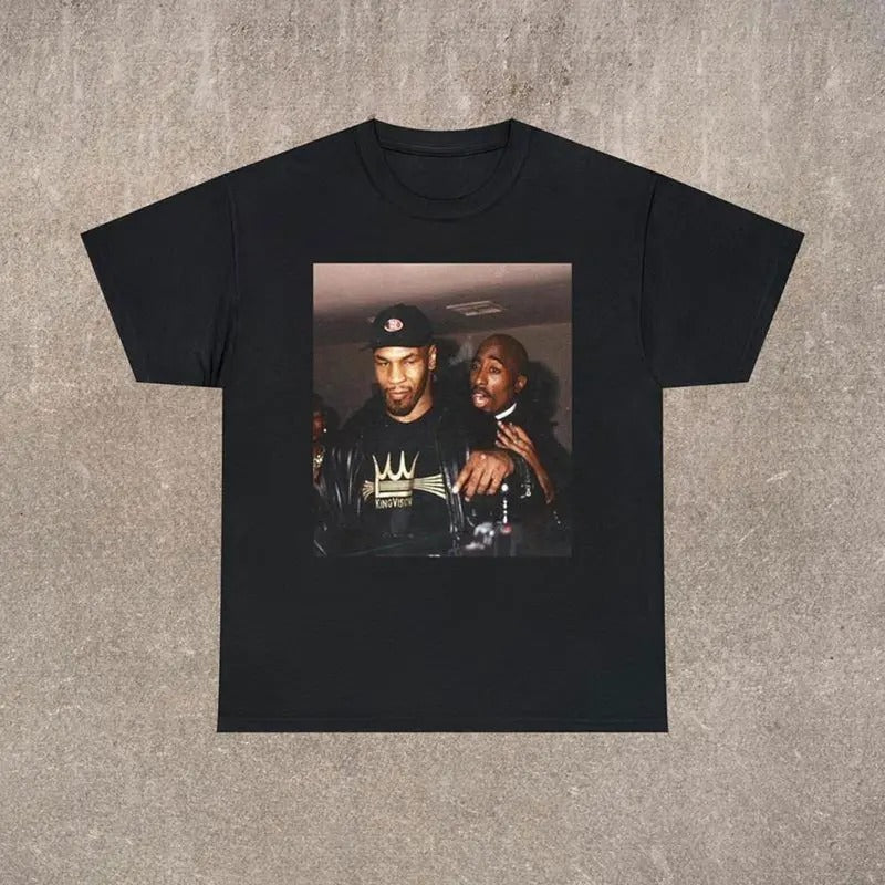 90's Hip Hop 2Pac Vintage Rapper Tee Crewneck Hoodie, Sweatshirt | InkThreadWorks.com