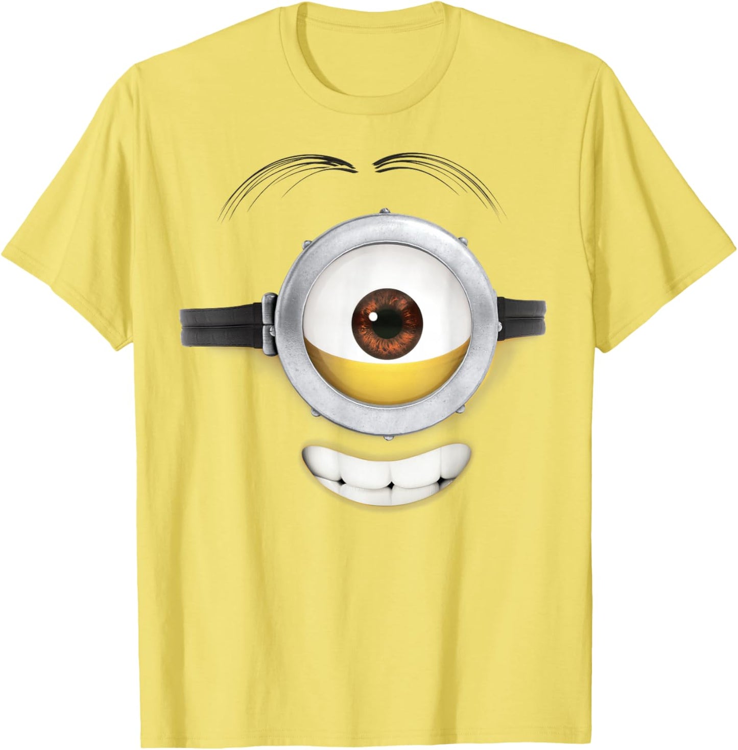 Minions Stuart Teeth Smile Graphic T-Shirt T-Shirt