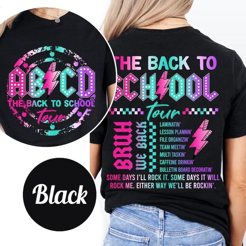 ABCD Teacher Tour Shirts, Back to School Shirt for Teachers, First Day Of School Teacher Shirt, Teacher Gift, Teacher Team Shirt, Tour T-shirt, sweater and Hoodie
