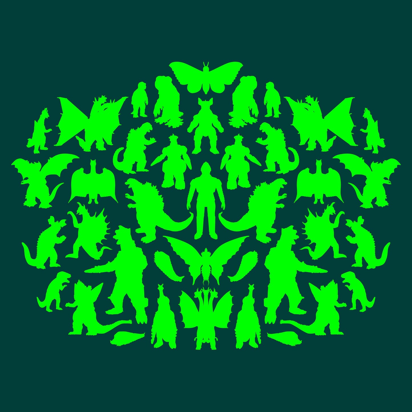 Toho T-Shirt - Kaiju Rorschach