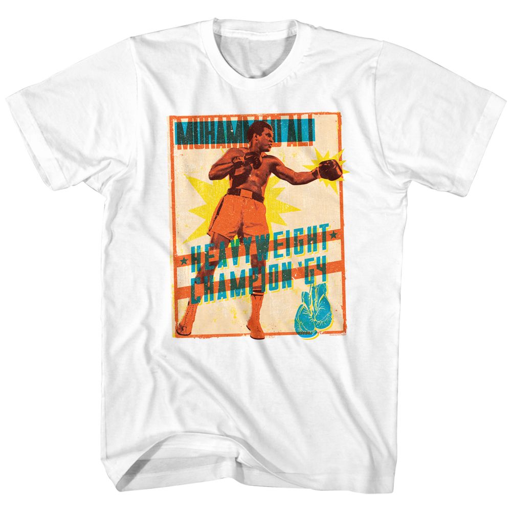 Muhammad Ali - Bright Poster - Short Sleeve - Adult - T-Shirt