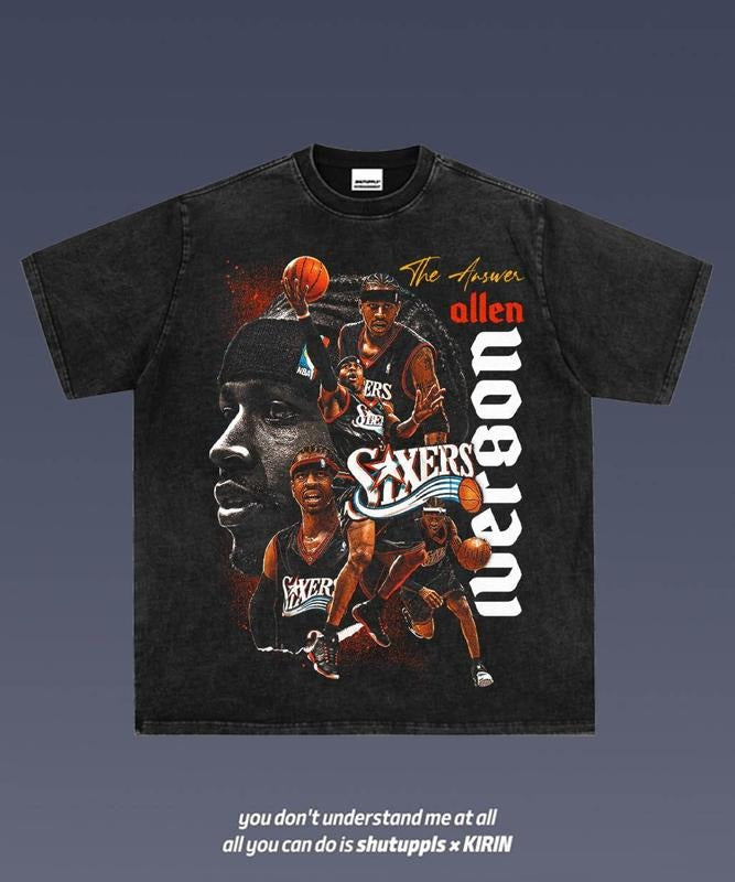 ALLEN IVERSON 5.1 Tee | Vintage Tee Graphic T-Shirt Sweatshirt Hoodie | Sport Tee - Gift For Fan
