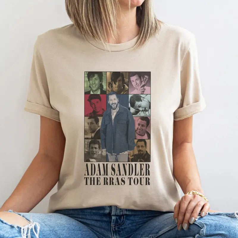 Ad4m Sandl4r The Eras Tour T-Shirt, In My Ad4m Sandl4r Era Shirt, 4dam Shirt, Sandl4r Fan Merch Gifts Classic Cotton