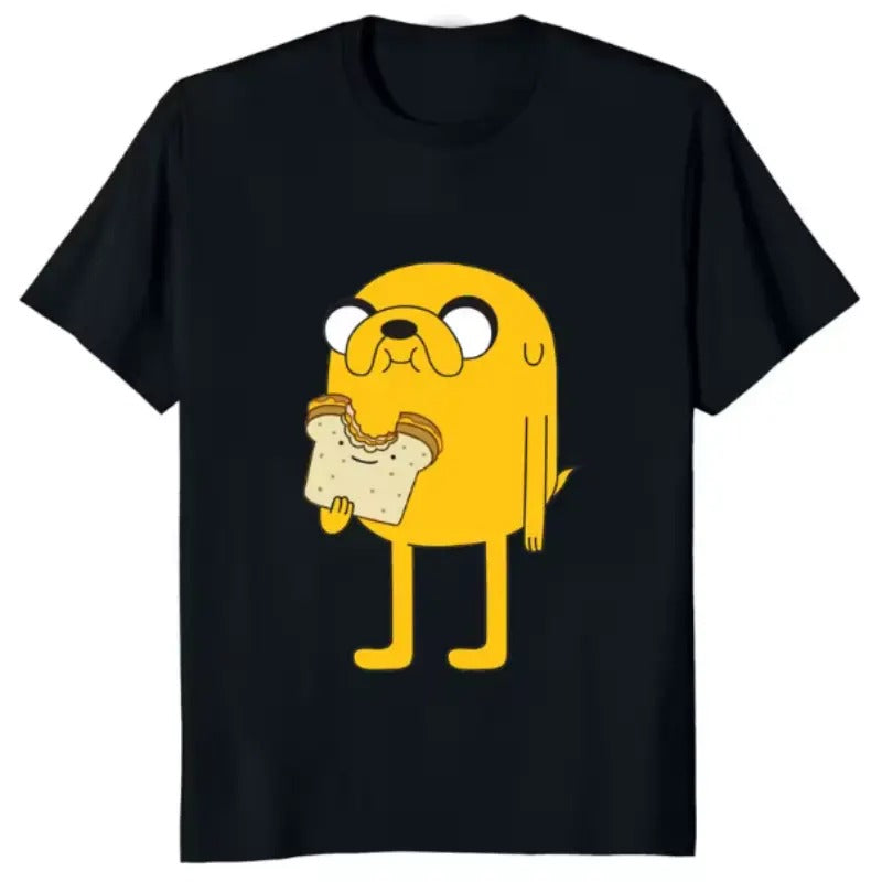 Adventure Time Vintage Funny Comic Carroon Retro Graphic Tees, Crew Neck, Size S- 3XL, Menswear Top, Womenswear Top Underwear Streetwear A2