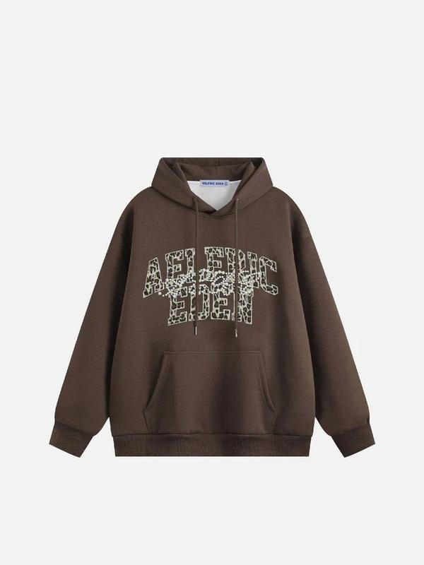 Aelfric Eden Leopard Graphic Pearl Hoodie
