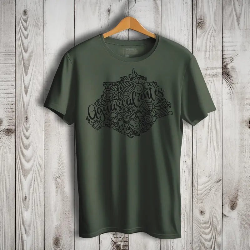 Aguascalientes Mexico Patriotic Mexican Short Sleeve T-Shirt- Playera Patriota De Mexico Casual Crewneck Hoodie, Sweatshirt