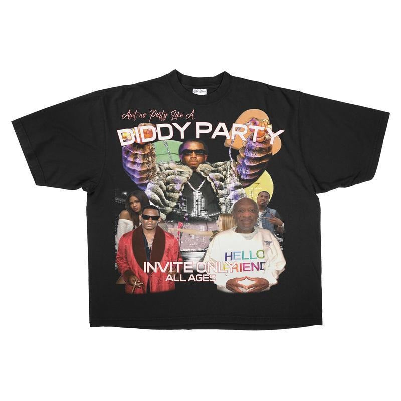 Aint No Party Like A Diddy Party T Shirt Retro Vintage Y2k Aesthetic style 02