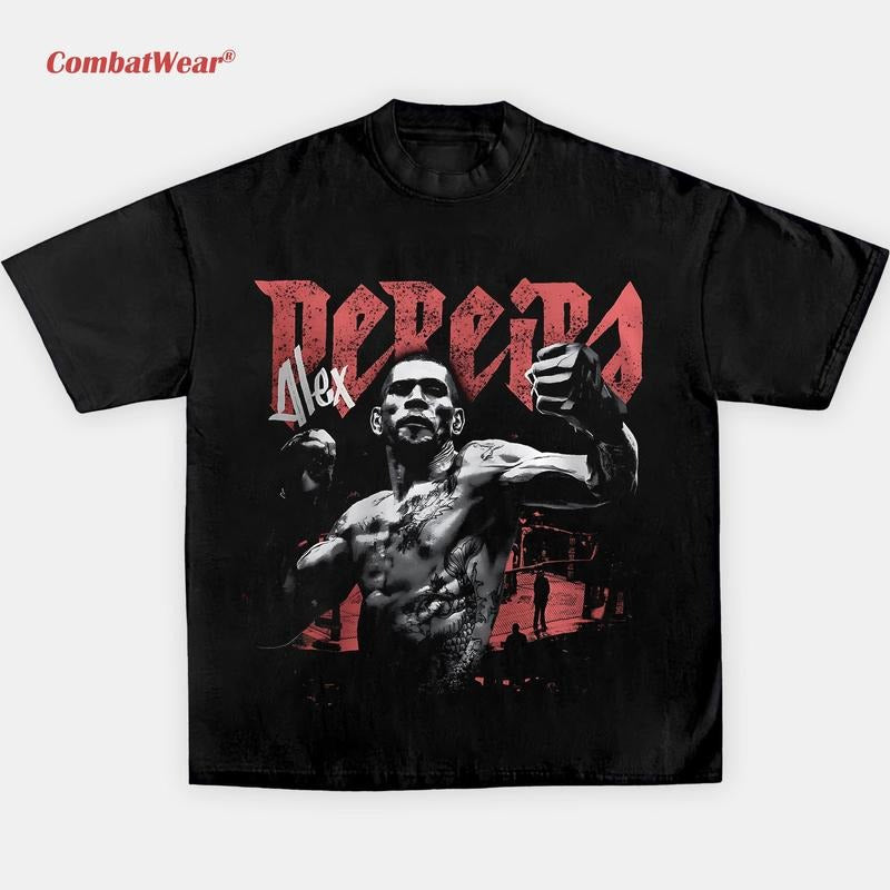 Alex Pereira Tee, Boxing T-shirt, UFC MMA Shirt, Gym Wear, Gift for Fighters, Sports Apparel style 02 Hoodie, Sweatshirt