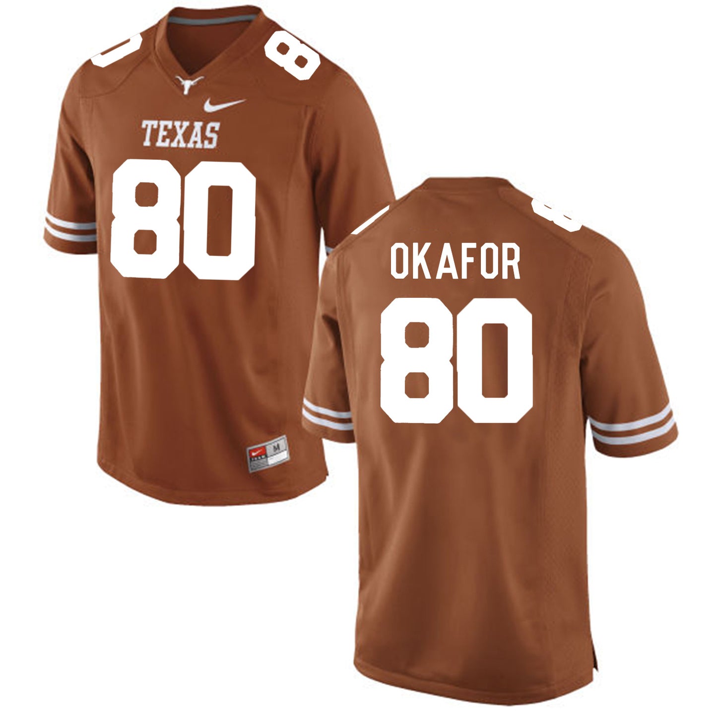 Alex Okafor 80 Brunt Orange