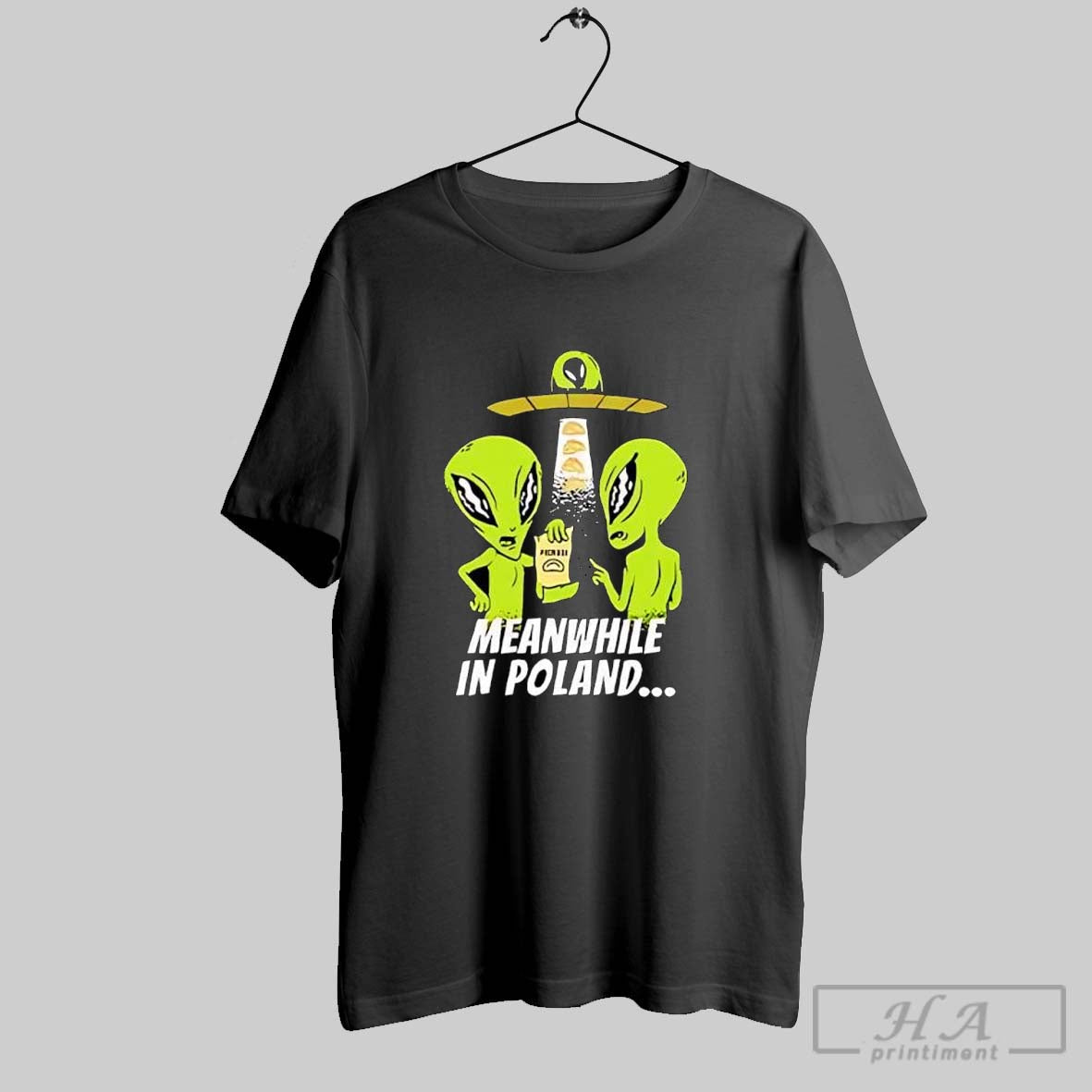 Alien Abduction Pierogi Polish Meanwhile In Poland Shirt Hoodie Sweater Longsleeve And V Neck