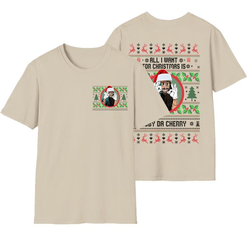 All I Want For Christmas Is Ruby Shirt, Grey Day 2024 Tee For Fans, Cotton Tee Shirt For Men Women, Rap Boy Bands Shirt Fabric Menswear