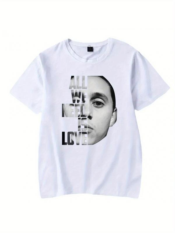 All We Need Is Love Printed Men's T-Shirt And Hoodie Canserbero Design - Fun, Casual, Summer Hip-Hop Streetwear for...