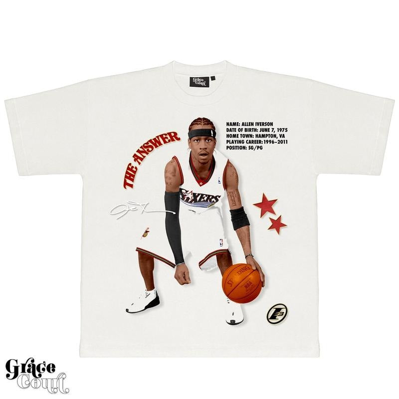 Allen Iverson TEE | VINTAGE TEE GRAPHIC T-SHIRT SWEATSHIRT HOODIE | SPORT TEE | GIFT FOR FAN