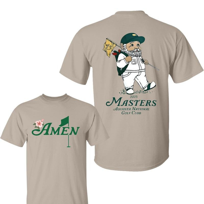 Amen Golf Shirt, 2025 Masters Augusta National Golf Club T-Shirt, Golf Tournament Shirts, Masters Golf Tee, Graphic Tee Gifts for Men, For Women