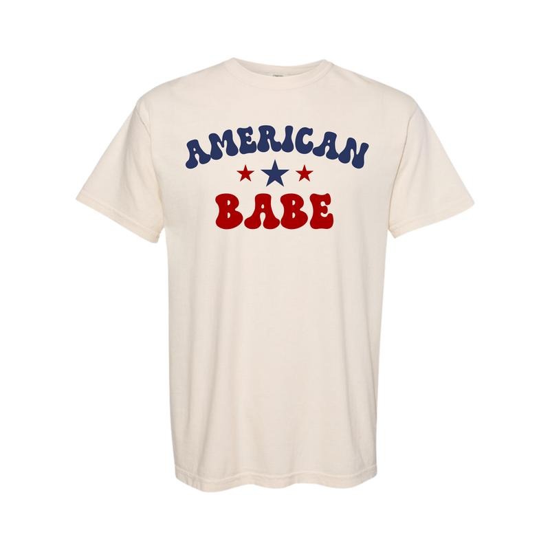 American Babe Graphic 4th of July Summer T-Shirt