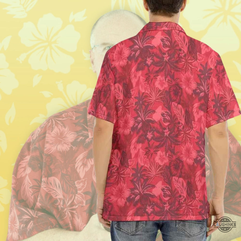 Andy Reid Hawaiian Shirt Kansas City Current Kc Chiefs Tommy Bahama Red Fuego Floral Button Up Shirt Replica High Quality
