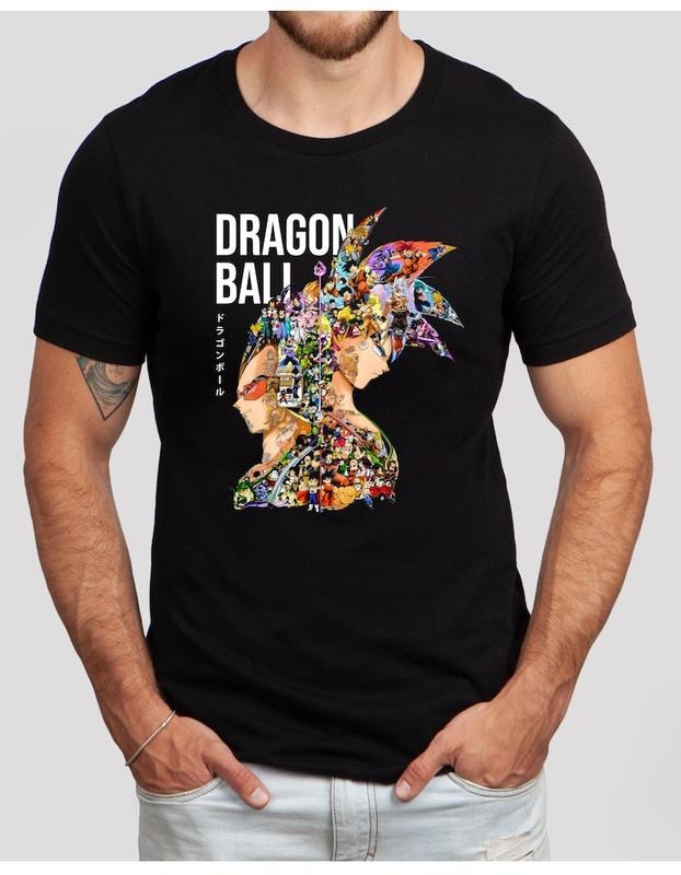Anime DBZ Go.ku & Ve.geta Tee Breathable Casual Outfit Breathable Casual Breathable Casual Menswear Soft Top Tshirt Day Leggings
