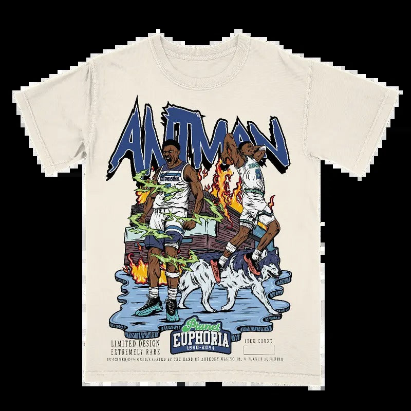 Anthony Edwards V2 Tee for Men - Soft and Comfortable Shirt - Menswear - Graphic T-Shirt