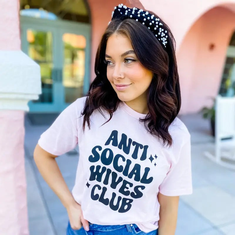 Anti Social Wives Club Graphic Tee