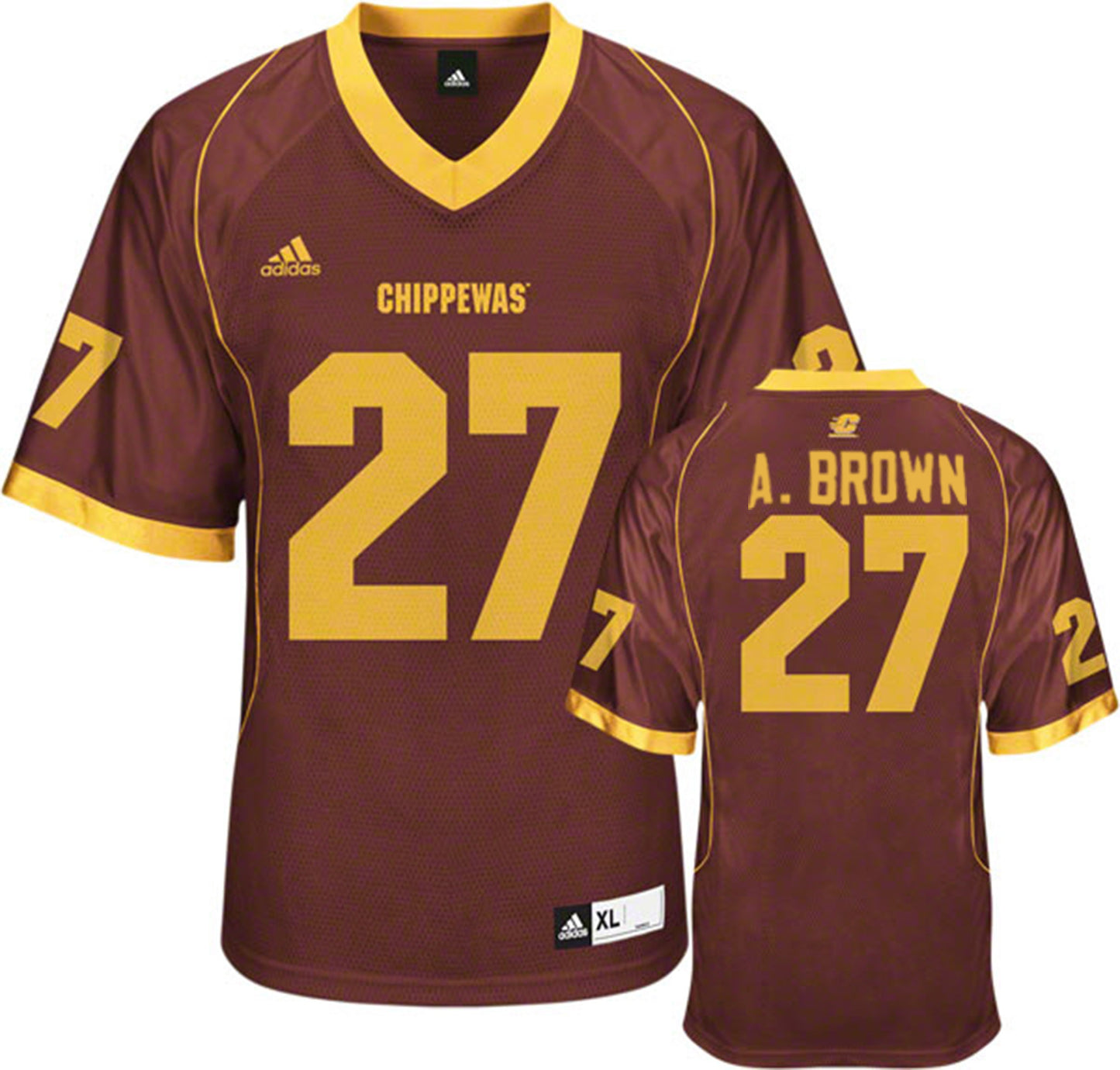 Antonio Brown 27 Burgundy 1