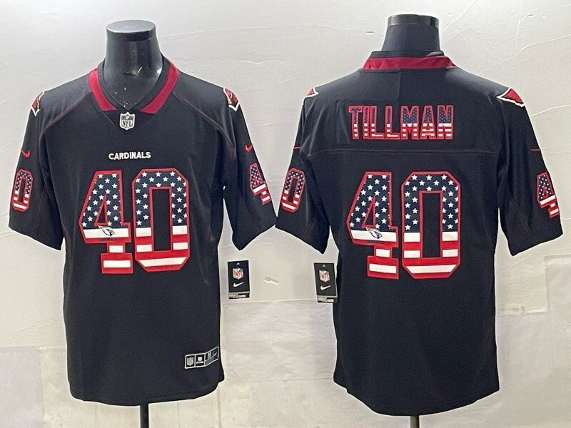 Arizona Cardinals #40 Pat Tillman Red Adult .png