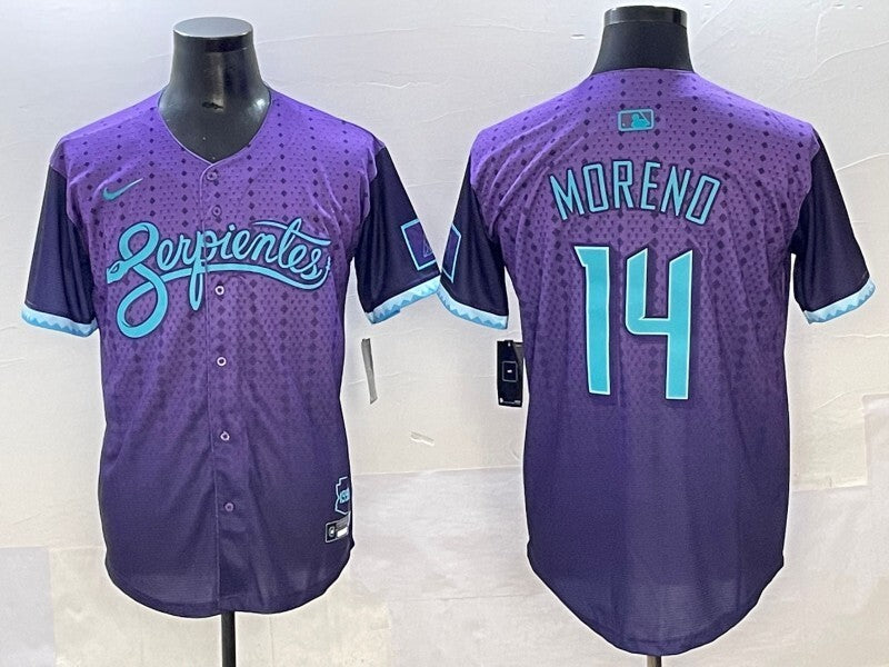 Arizona Diamondbacks #14 Gabriel Moreno Diamondbacks Collaboration Style 2