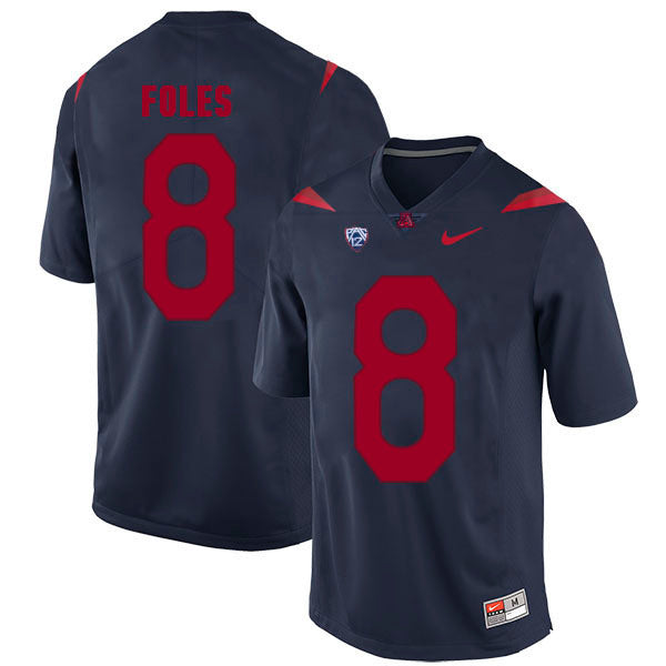 Arizona Wildcats Nick Foles 8 Blue