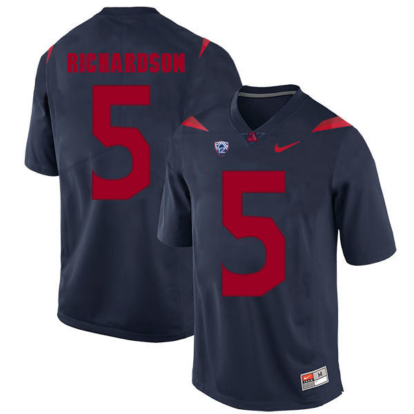 Arizona Wildcats Shaquille Richardson 5 Blue