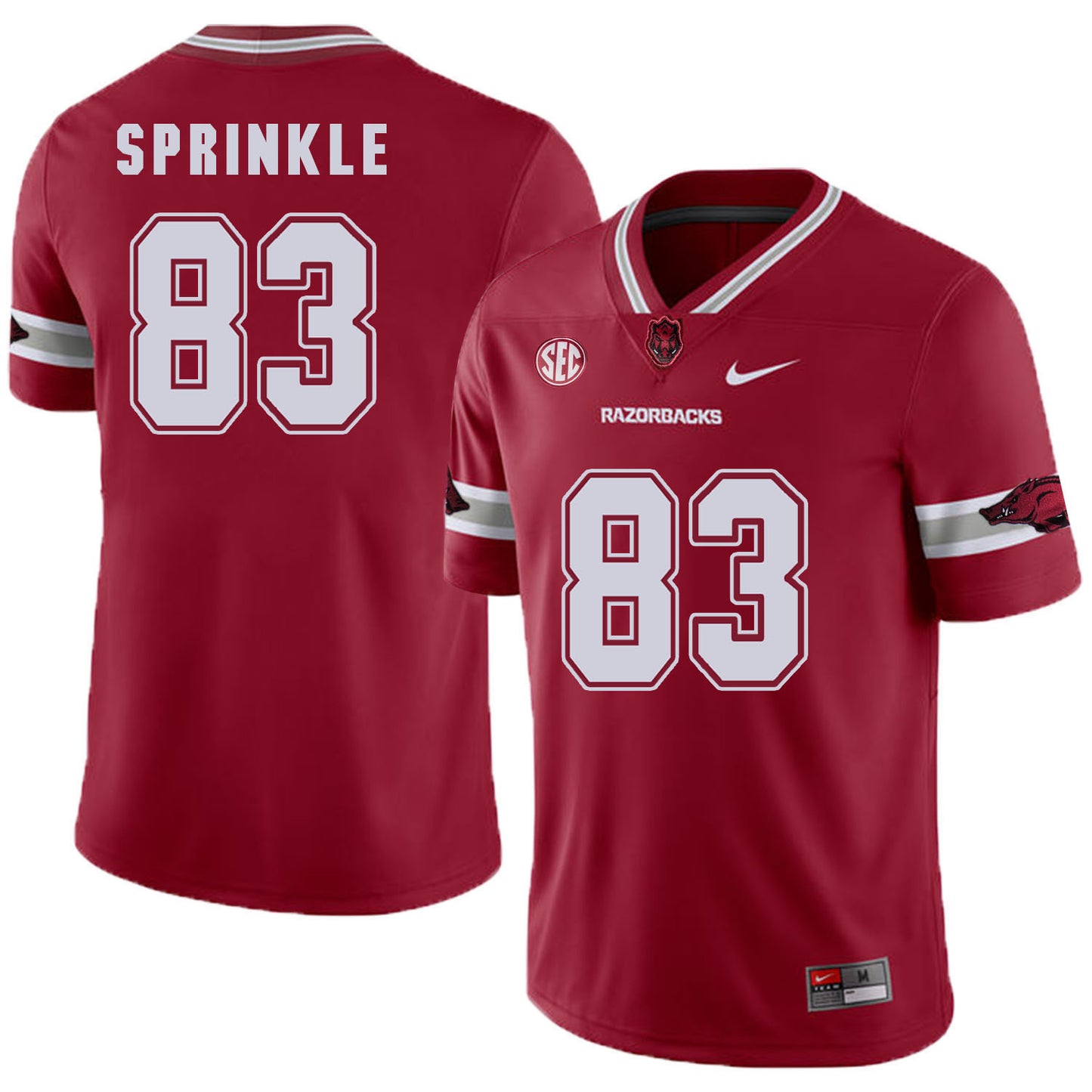 Arkansas Razorbacks Sprinkle 83 Red
