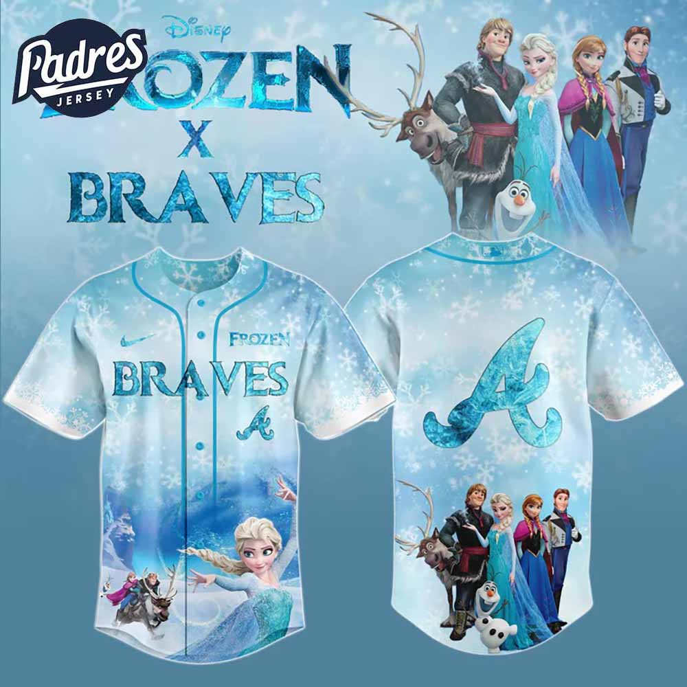 Atlanta Braves x Frozen Baseball Jersey 2025 - Padres Jersey Oasis: Elevate Your Baseball Style Game