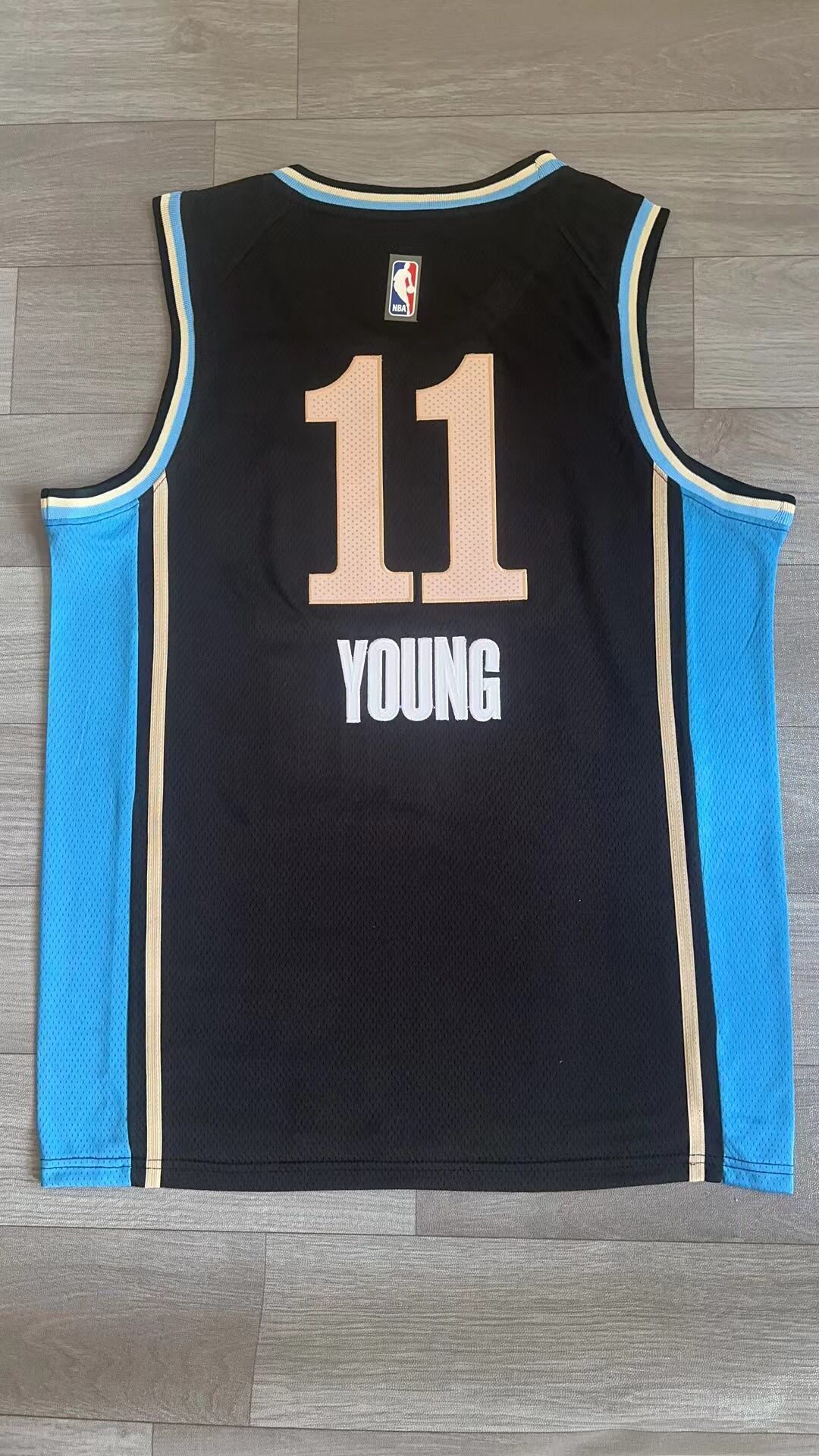Atlanta Hawks #11 Trae Young 24 Season Hawks 11 City Edition Style 2