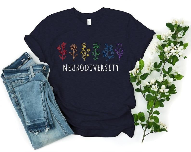 Autism Awareness Shirt, Neurodiversity Shirt, Autistic Pride Shirt, Autism Mom Shirt, Autism Shirt, Rainbow...