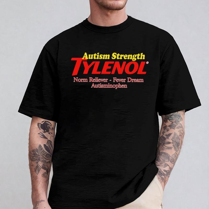 Autisminophen Shirt, Funny Epsteintaminophen Hoodie, Tylenol Parody Tee Sweatshirt | InkThreadWorks.com