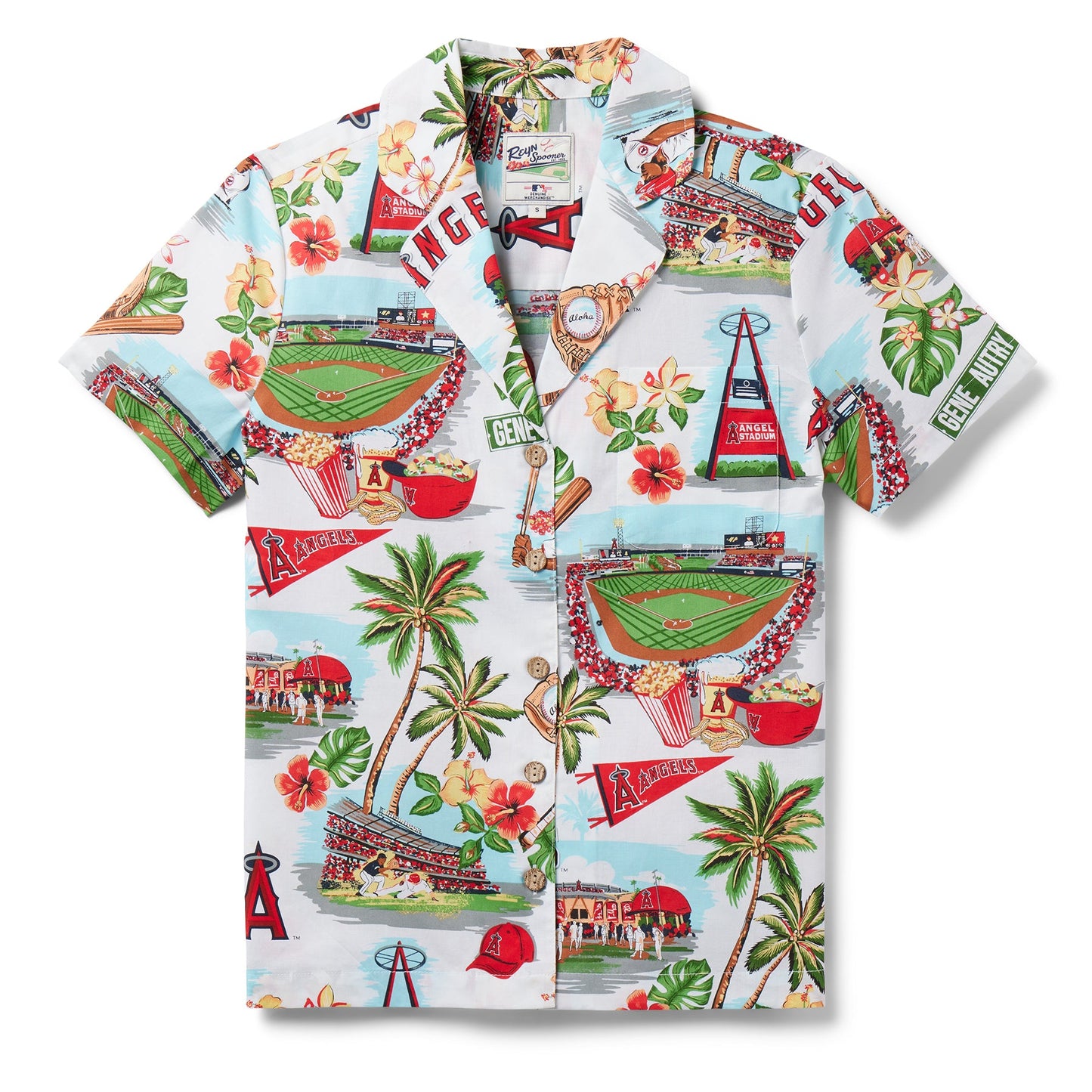 MLB® WOMEN'S LOS ANGELES ANGELS SCENIC CAMP SHIRT